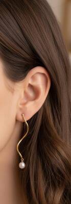 Amy İncli Küpe - Nihan Dulon