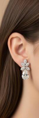 Angel Mazonit Küpe ithal - Nihan Dulon