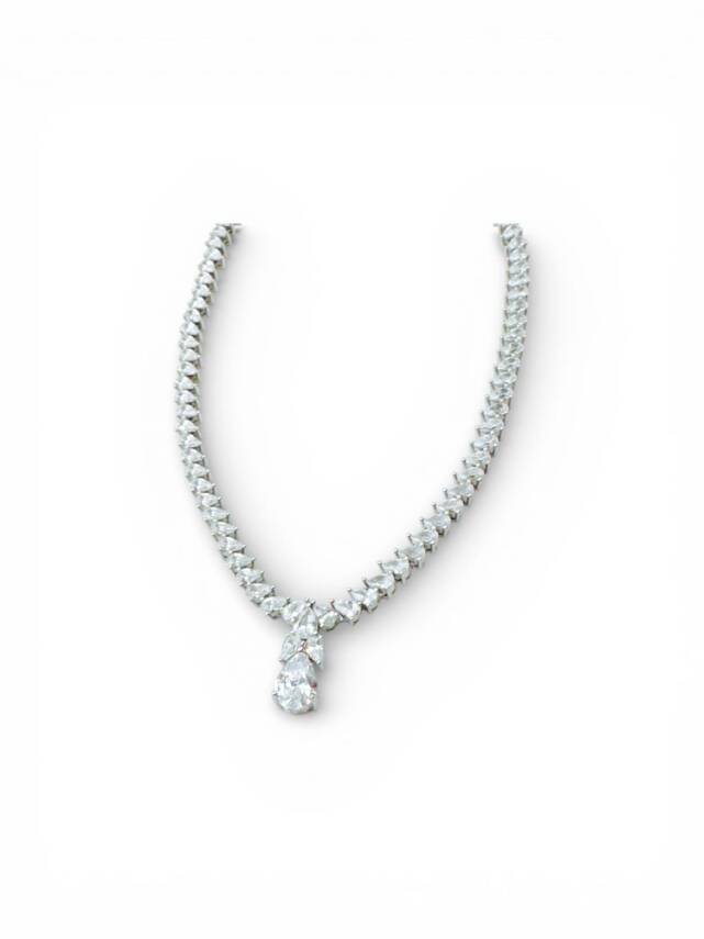 Angel Swarovski Taşlı İthal Kolye - 1