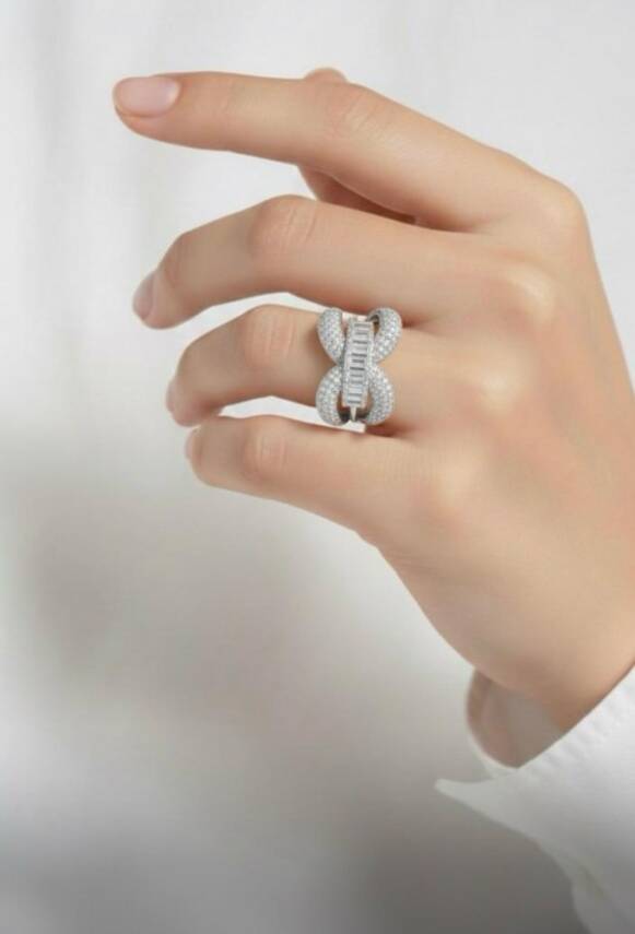 Ann İthal Baget Detaylı Yüzük - 1