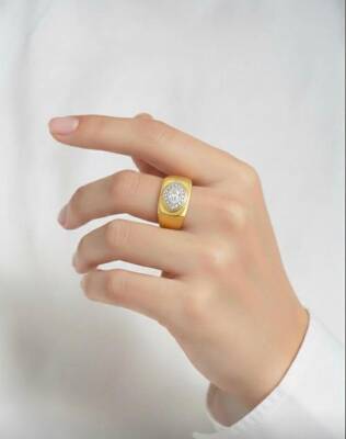 Ann taşlı Yüzük - Nihan Dulon