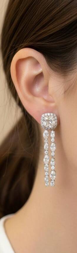 Argos Mozanit Küpe İthal - 1