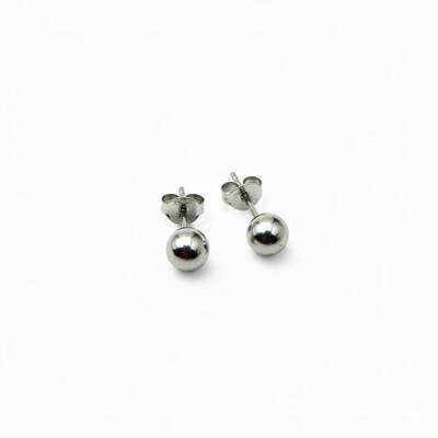 Ball Top Küpe - (1)