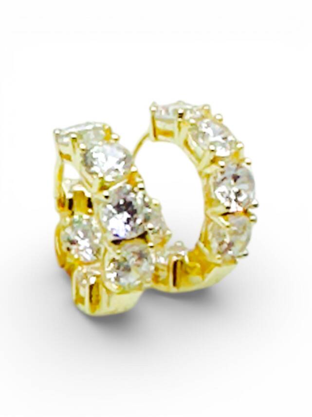 Britney Taşlı Küpe - 1