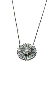 Carmen Siyah Montür Baget Taşlı Kolye - Nihan Dulon