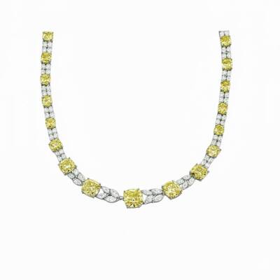 Carolina İtalyan Sarı Safir Kolye - Nihan Dulon (1)