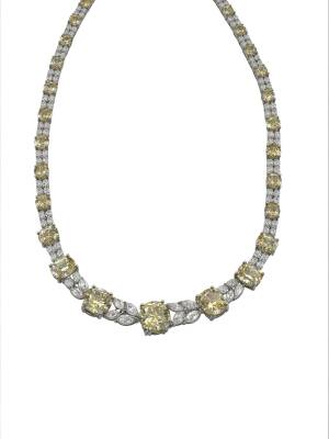 Carolina İtalyan Sarı Safir Kolye - Nihan Dulon