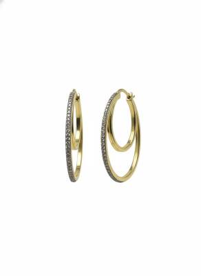 Celin Taşlı Halka Küpe - Nihan Dulon (1)