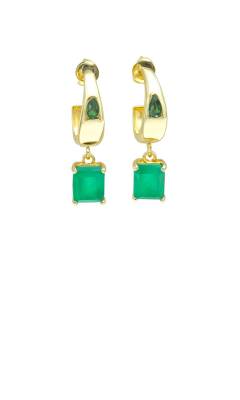 Clara Yeşil Taş Küpe - Nihan Dulon