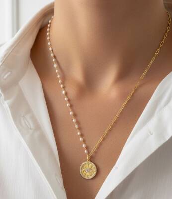 Cleo İncili Kolye - Nihan Dulon