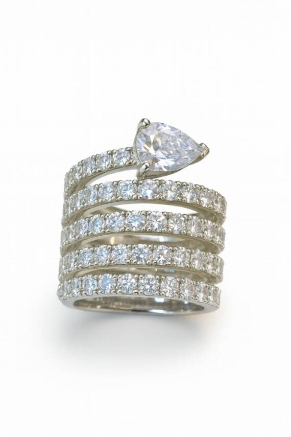 Daisy Wendy Taşlı Yüzük - 1