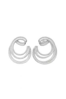 Diana İthal Baget Taşlı Küpe - (1)