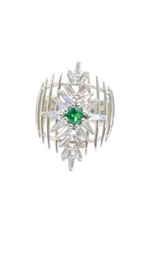 Diana Zümrüt Taşlı Modern Yüzük - Nihan Dulon (1)