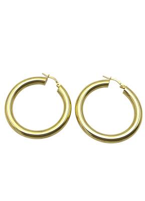 Emilie Modern Halka Küpe - Nihan Dulon