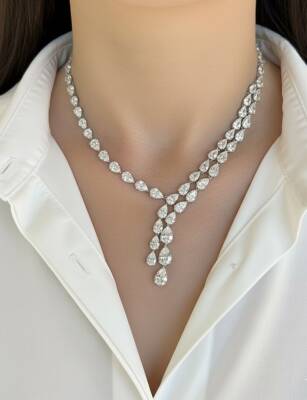 Fleur Mazonit Kolye İthal - Nihan Dulon