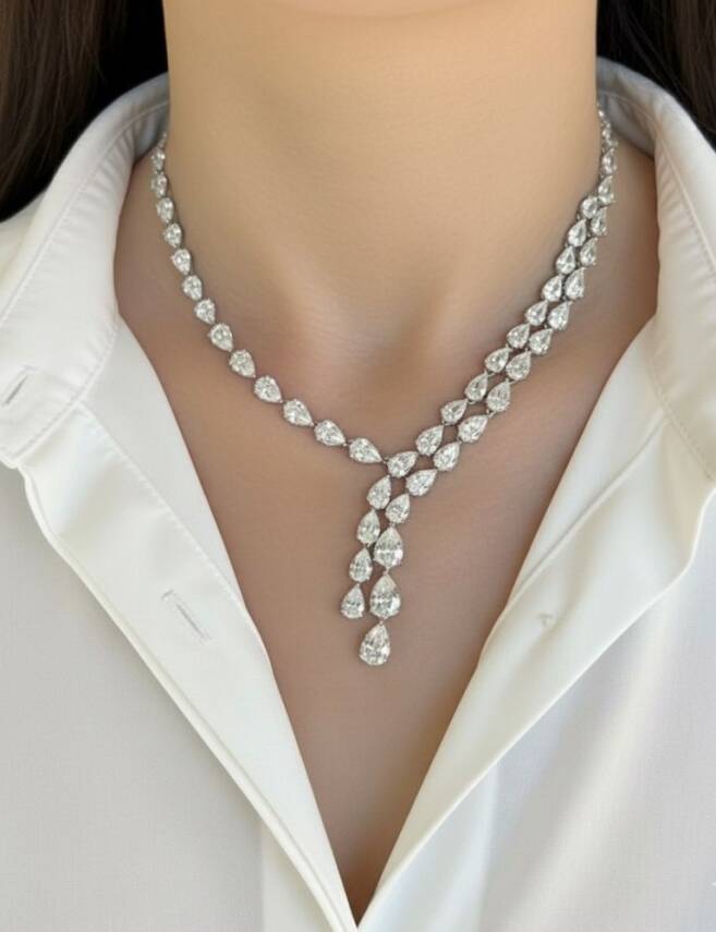 Fleur Mazonit Kolye İthal - 1