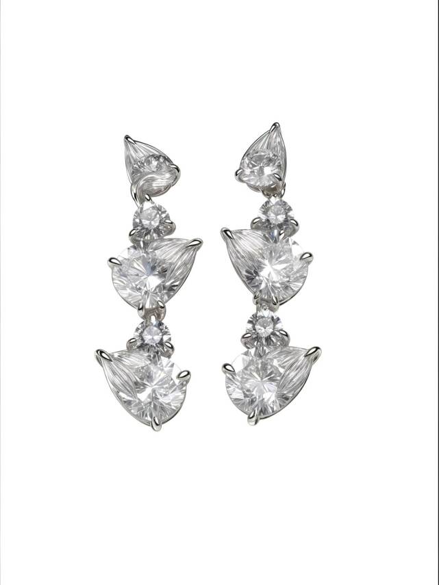 Fleur Mazonit Küpe İthal - 1