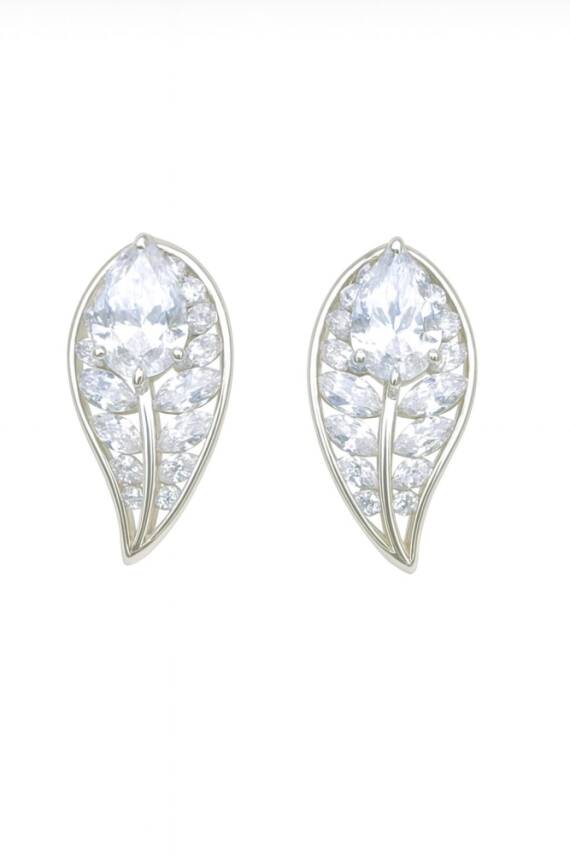 Gloria Mazonit Taşlı Küpe - 2