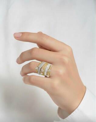 Gloria Modern Yüzük - Nihan Dulon