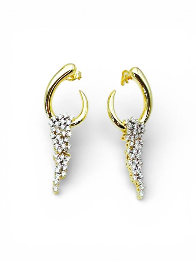 Gloria Taşlı Küpe - 2