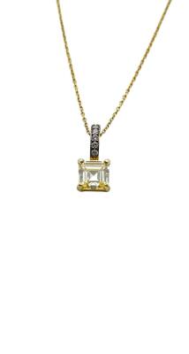 Grace Baget Sarı Safir Kolye - Nihan Dulon