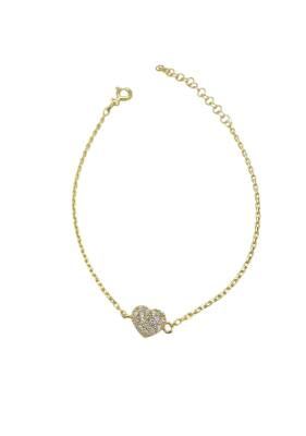 Heart Taşlı Bileklik - 