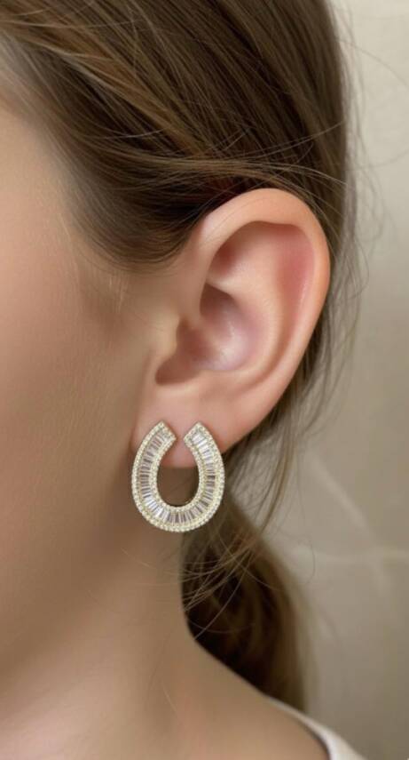 Helen Baget Taş U Küpe - 1