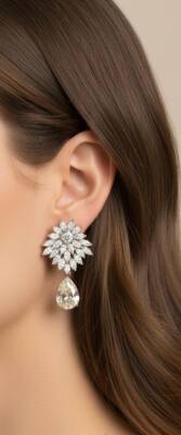 HELEN Mazonit Abiye Küpe - Nihan Dulon