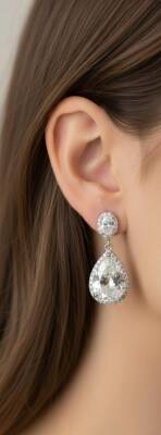 HELEN Mazonit Big Drop Küpe - Nihan Dulon