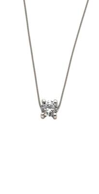 Helen Mazonit Tek Taş Kolye 5 mm - Nihan Dulon