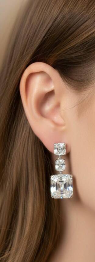 HELEN Mazonit Line Baget Küpe - 1