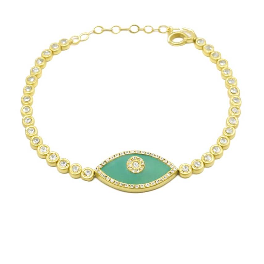 Holly Mavi Taşlı Bileklik - 2