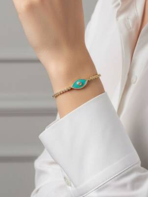 Holly Mavi Taşlı Bileklik - Nihan Dulon