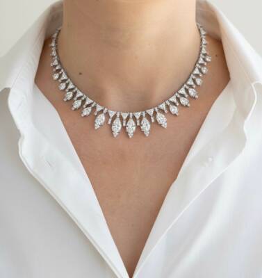 LUCY İthal Mazonit DamlaTaşlı Kolye - Nihan Dulon