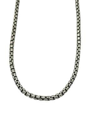 Jarrell Rodium Zincir 55 cm - Nihan Dulon