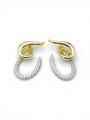 Jasmin Sera Taşlı Küpe - (1)