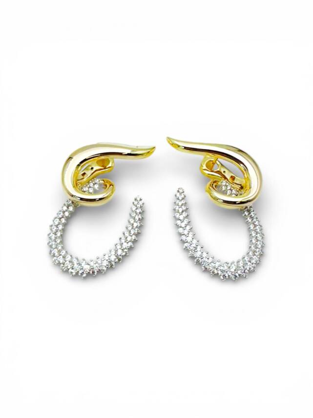 Jasmin Sera Taşlı Küpe - 2