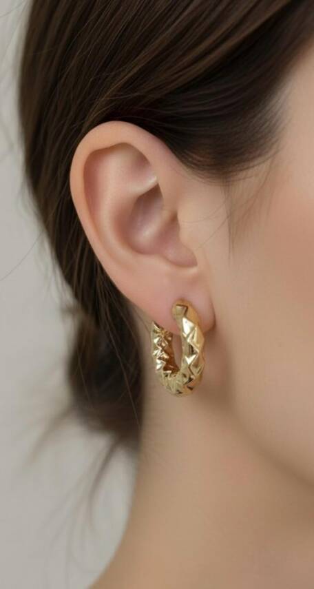 Jenny Büyük Halka Küpe - 1