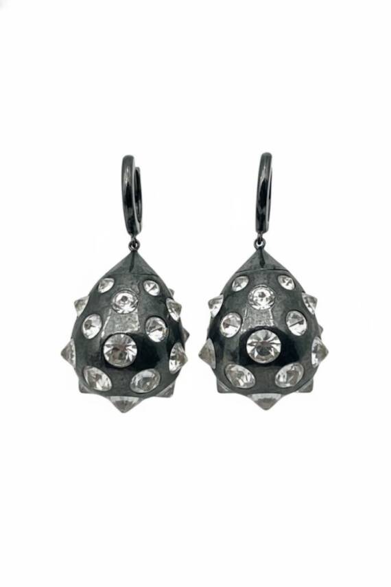 Jess Taşlı Top Küpe - 2