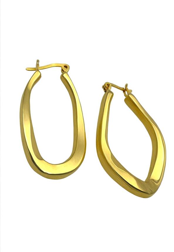 Jeune Gold Halka Küpe - 1