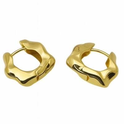 Joie Gold Halka Küpe - Nihan Dulon (1)