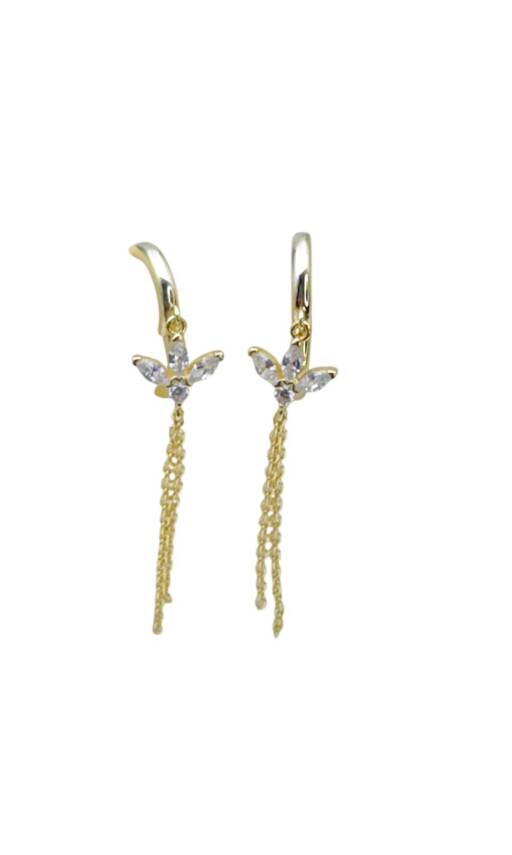 Joie Gold Renk Küpe - 1
