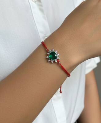 Joie Yeşil Taşlı Bileklik - Nihan Dulon