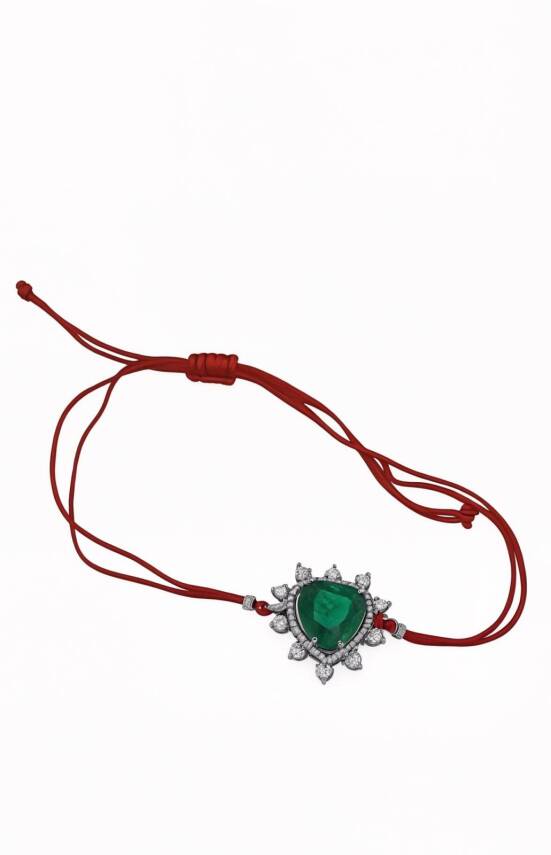 Joie Yeşil Taşlı Bileklik - 1