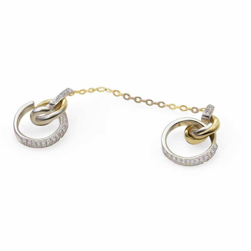 Joie Zincir Küpe - 2