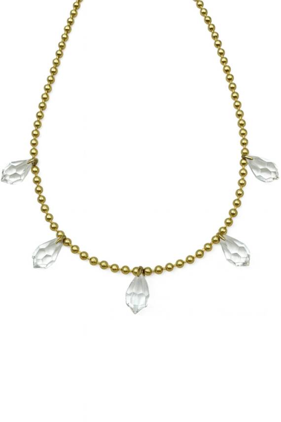 Jolie Kristal Taşlı Kolye - 2