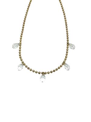 Jolie Kristal Taşlı Kolye - Nihan Dulon