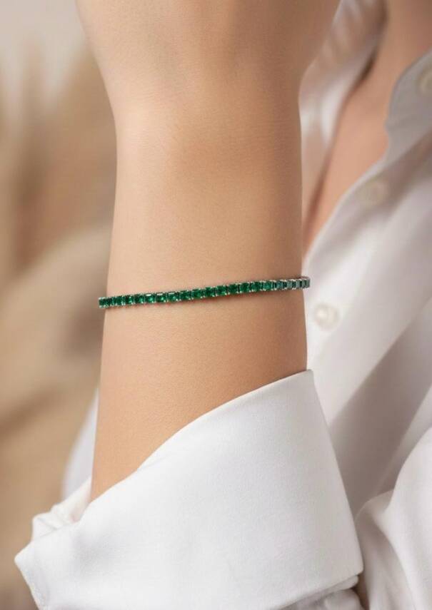 Joy 4 Yeşil Taşlı Bileklik - 1