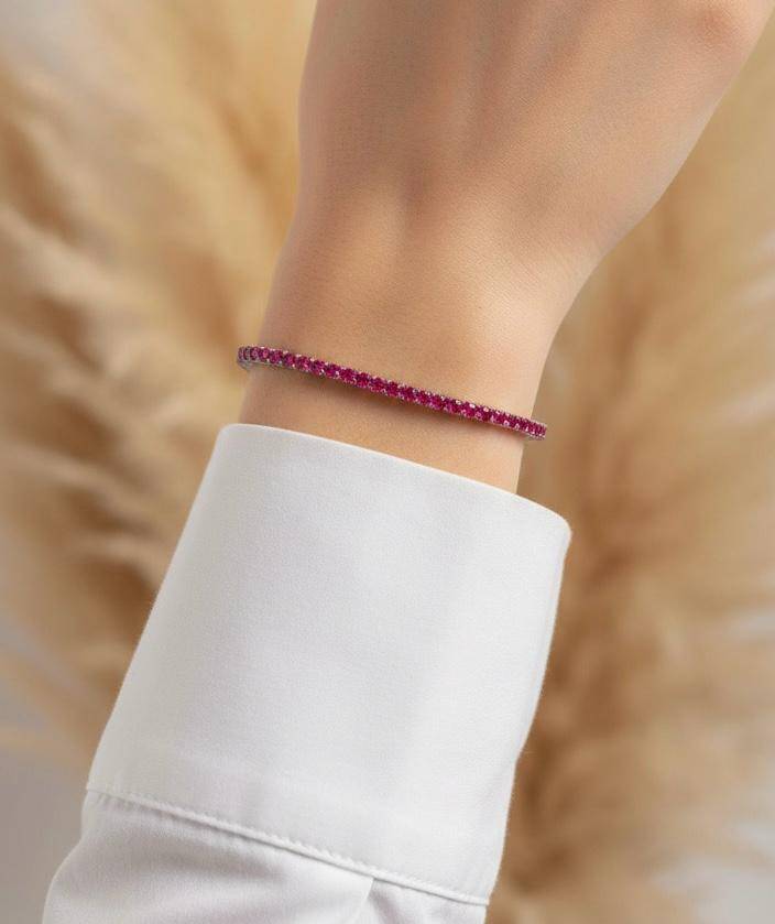 Joy 1 Kırmızı Taşlı Bileklik - 1