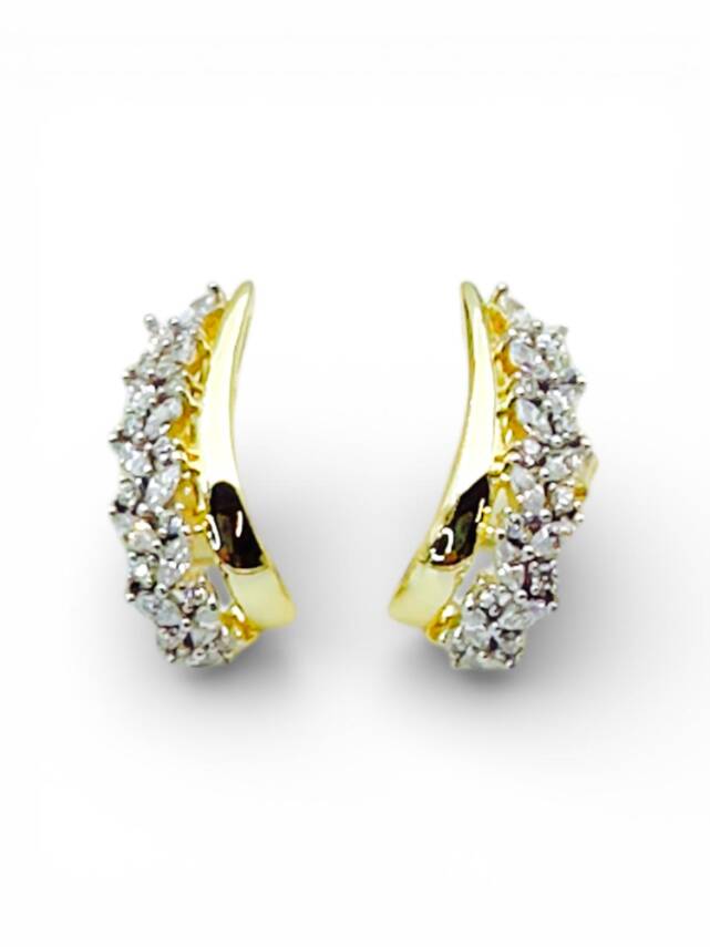 July Taşlı Küpe - 2